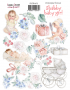 Kit of stickers #075,  "Shabby baby girl redesign 1"