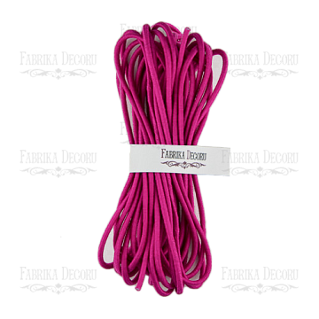 Elastische Rundkordel, Farbe Bright Pink