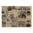лист крафт бумаги с рисунком newspaper advertisement #09, 42x29,7 см