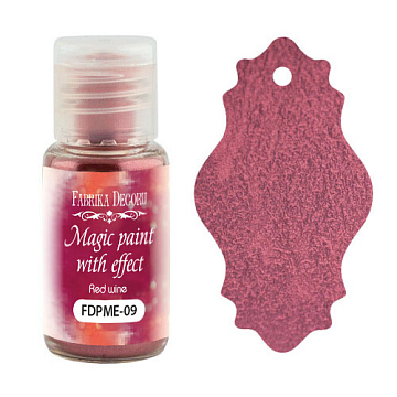 Dry paint Magic paint with effect Red wine 15ml