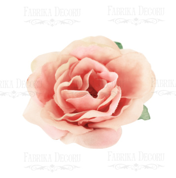 Rose flowers, color Peach pink, 1pcs - 2 Rose flowers, color Peach pink, 1pcs - 2