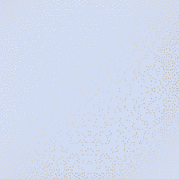 Sheet of single-sided paper with gold foil embossing, pattern Golden Mini Drops Purple, 12"x12"