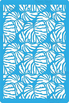 Stencil for crafts 15x20cm "Monstera" 223