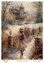 Decoupage card #0600, 21x29,7 cm