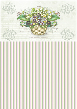 Decoupage-Karte #0002, 21cm x 29,7cm