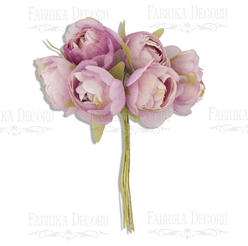  Bouquet of ranunculuses lilac, 6pcs