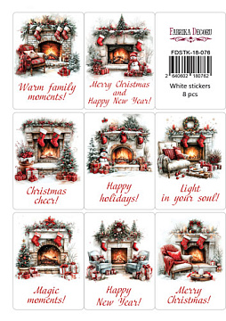 Set von Aufklebern für Verpackungen und Journaling #18-076