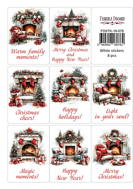 набор наклеек (стикеров) для упаковки и журналинга #18-076