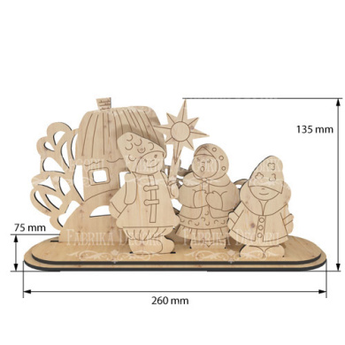 заготовка для декорирования #348 "колядники"  - 2