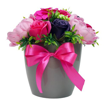 Flower arrangement  ‘Pink Inspiration’, 250 x 250 x 260 mm