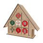 Mini Advent Calendar "Tiny" for 7 days with sticker numbers, DIY kit - 6