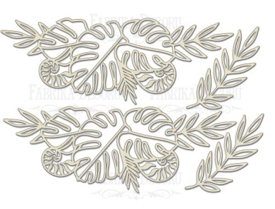 мегачипборд wild tropics 30x30 см #044  - 2 мегачипборд wild tropics 30x30 см #044  - 2