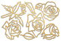 Spanplatten-Set "Rosen" #027