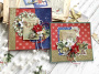 Double-sided scrapbooking paper set  Awaiting Christmas" 8”x8”  - 12