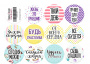 Journaling stickers set #1-009