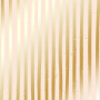 Sheet of single-sided paper with gold foil embossing, pattern Golden Stripes Beige, 12"x12" 