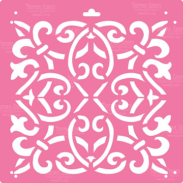 Stencil for decoration XL size (30*30cm), Heraldry squared #102