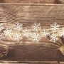 Bastelschablone 15x20cm, Christmas snowflakes, #458