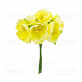 цветы жасмина желтые 6 шт