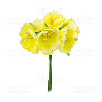 цветы жасмина желтые 6 шт