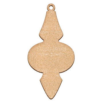 Blank for decoration New year tree toy 21, #452