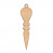 Blank for decoration New year tree toy 5, #436