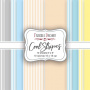 Doppelseitiges Scrapbooking-Papierset „Cool Stripes“, 15 cm x 15 cm , 10 Blätter