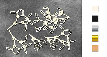 Chipboards set Mistletoe #764
