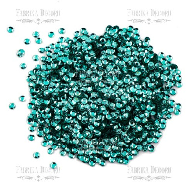 Sequins Round rosettes mini, blue metallic, #512 - 2 Sequins Round rosettes mini, blue metallic, #512 - 2