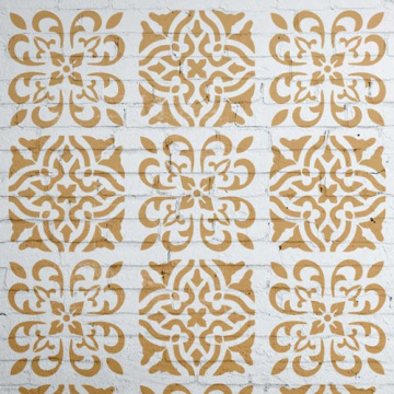 Stencil for crafts 15x20cm "Baroque ornament" #322 - 2 Stencil for crafts 15x20cm "Baroque ornament" #322 - 2