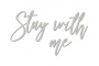 Чипборд Stay with me 10х20 см #453