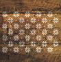 Трафарет многоразовый 15x20см Рождественский фон #176
