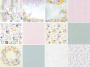 Double-sided scrapbooking paper set Tender spring 12"x12", 10 sheets - 0