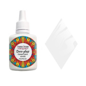 непрозрачная краска деко гласс, цвет белый, 30мл