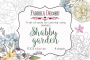 набор открыток для раскрашивания маркерами shabby garden en 8 шт 10х15 см