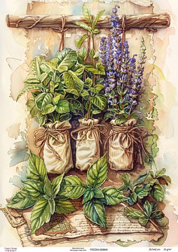Decoupage-Karte #0844, 29,7x42cm