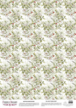 Arkusz kalki z nadrukiem, Deco Vellum, format A3 (11,7" х 16,5"), "Floral pattern"
