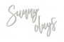 Чипборд Sunny days 10х20 см #434