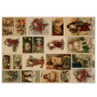 Набор односторонней крафт-бумаги для скрапбукинга Vintage Christmas, 42x29,7 см, 10 листов