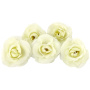 Tea rose flower mini, Ivory, 1pc
