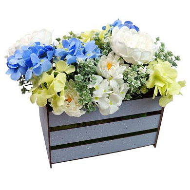 flower arrangement  ‘sea breeze’, 250 x 250 x 260 mm