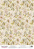 deco vellum colored sheet cream peonies, a3 (11,7" х 16,5")