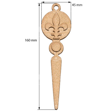 Blank for decoration New year tree toy 53, #486 - 2