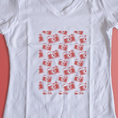 трафарет многоразовый 15x20см фотоаппараты фон #231 фабрика декору - 2