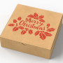 Szablon uniwersalny XL, 21x30cm, Merry Christmas, ostrokrzew, #238