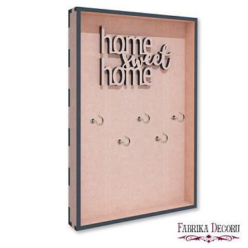 Wall key holder "Home sweet home" #317