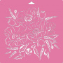Schablone für Dekoration XL-Größe (30*30cm), Herbst Bouquet, #209