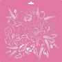 Stencil for decoration XL size (30*30cm), Autumn bouquet, #209