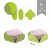 Набор картонных заготовок #010 color_Lime green-olive Набор картонных заготовок #010 color_Lime green-olive