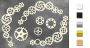 Chipboard embellishments set, "Steampunk 2" #391